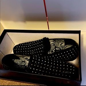 Couture 1901 Spike Studded Black Shoes